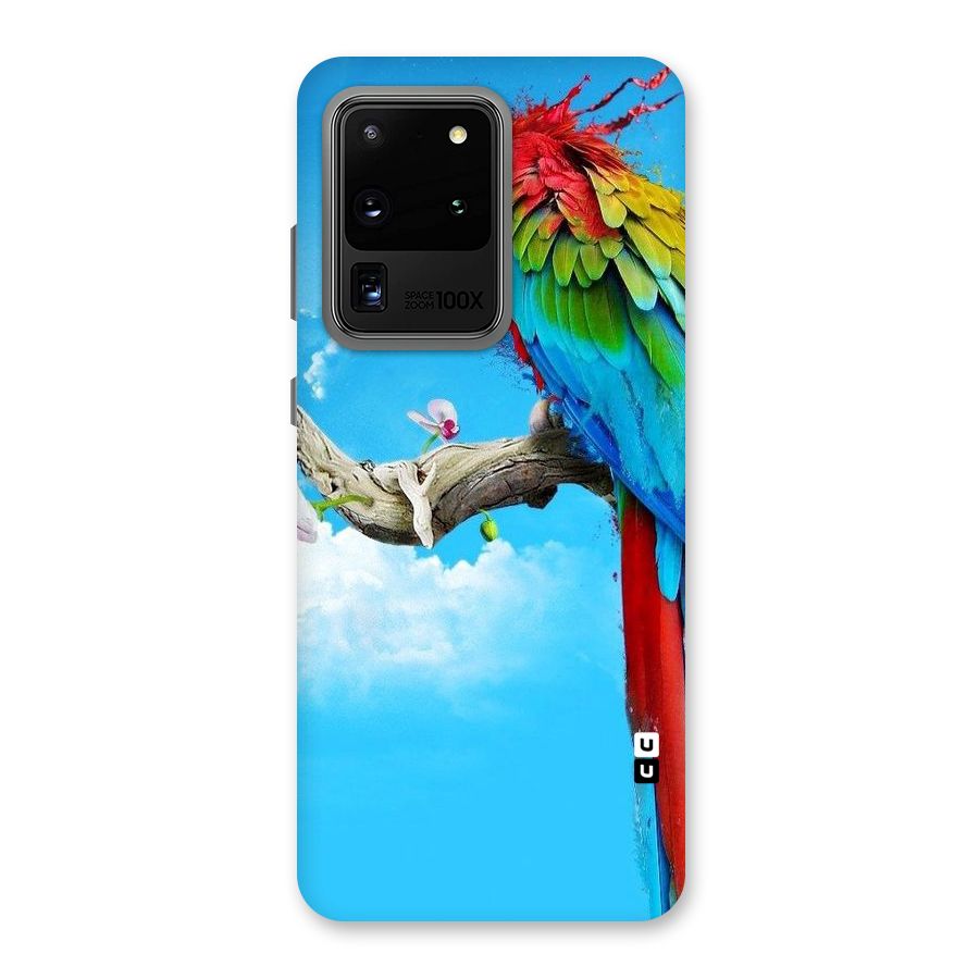 Sky Parrot Back Case for Galaxy S20 Ultra