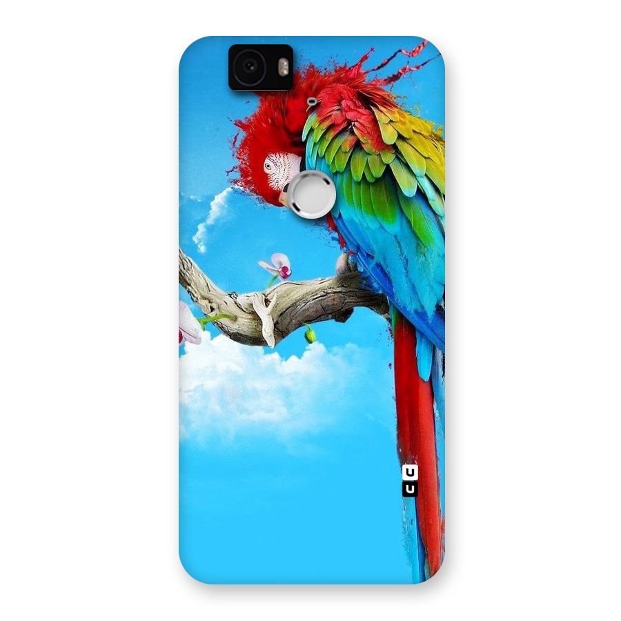 Sky Parrot Back Case for Google Nexus-6P