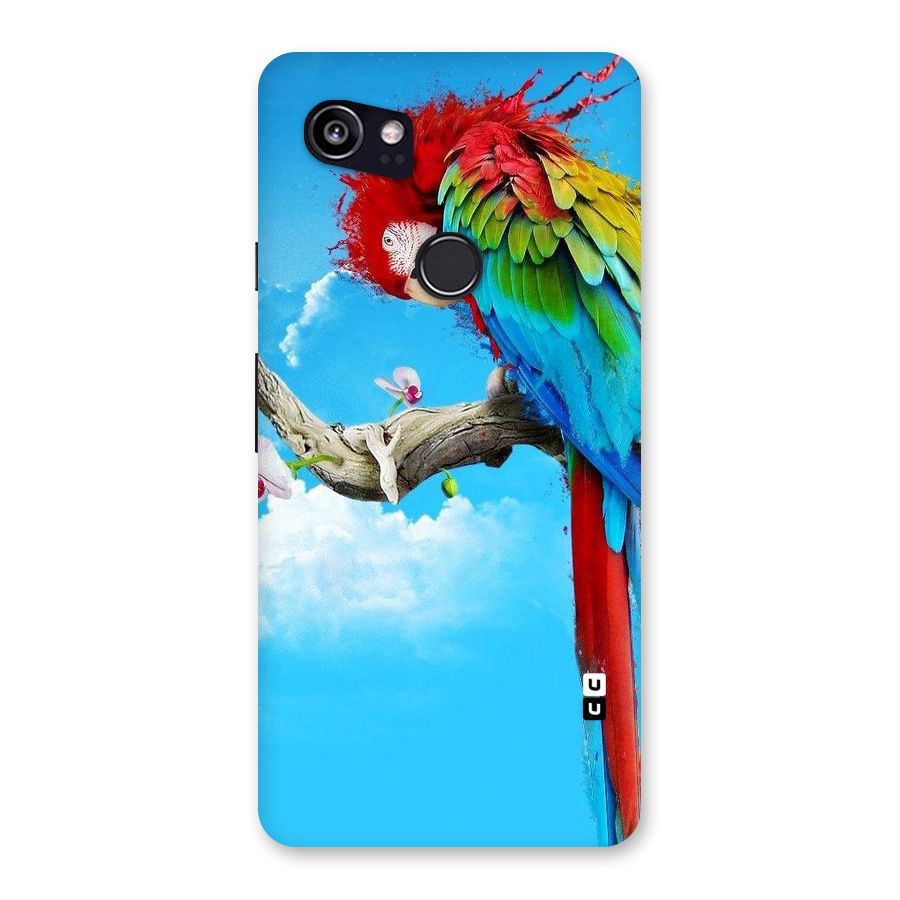 Sky Parrot Back Case for Google Pixel 2 XL