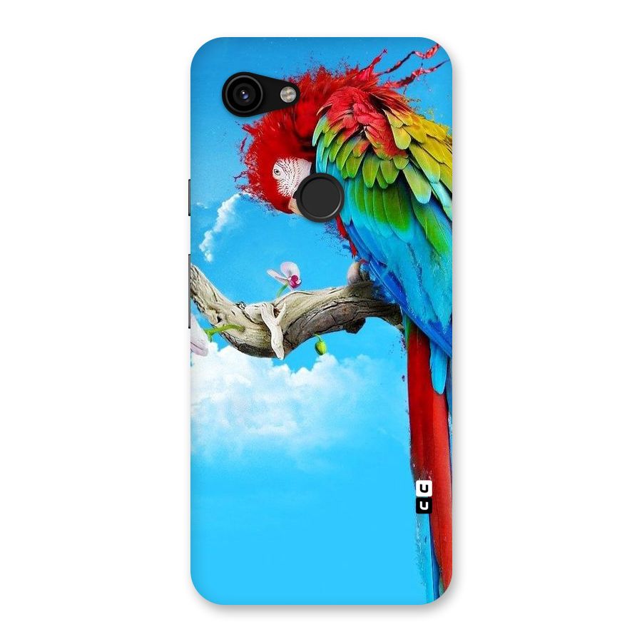 Sky Parrot Back Case for Google Pixel 3a