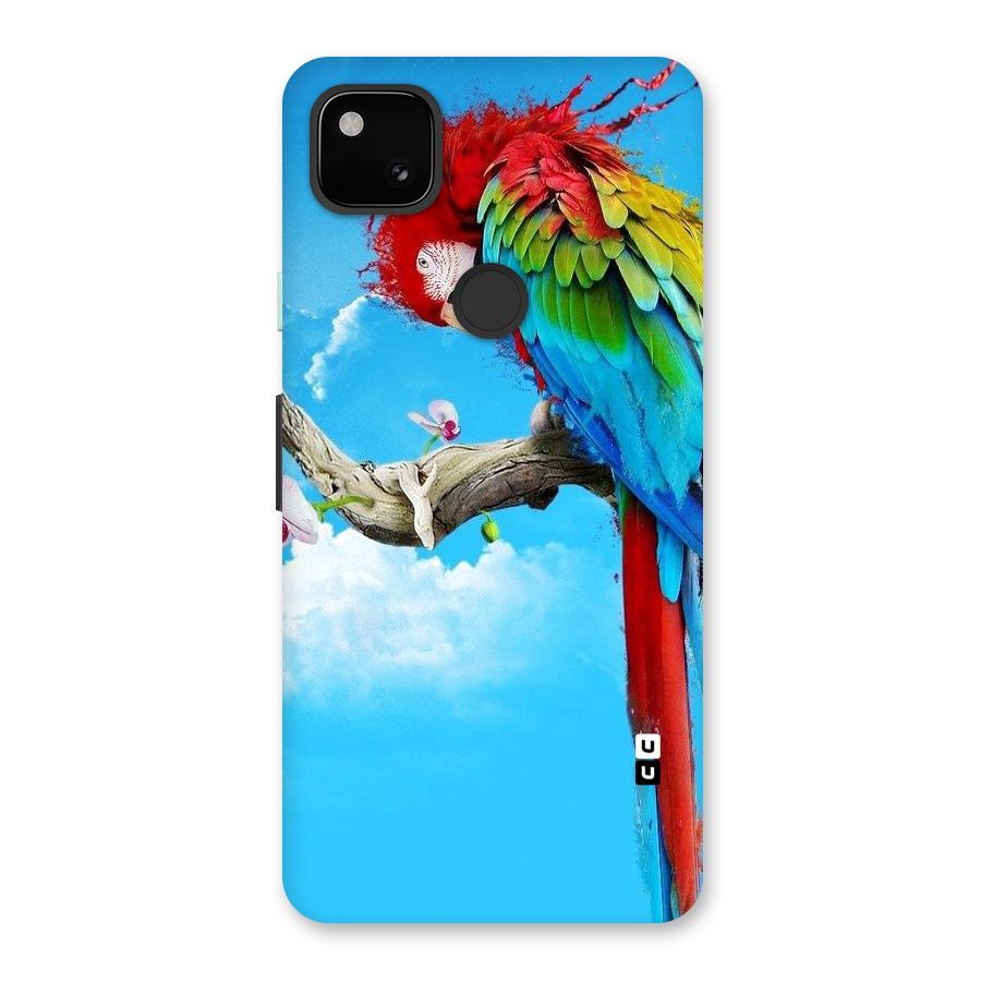 Sky Parrot Back Case for Google Pixel 4a