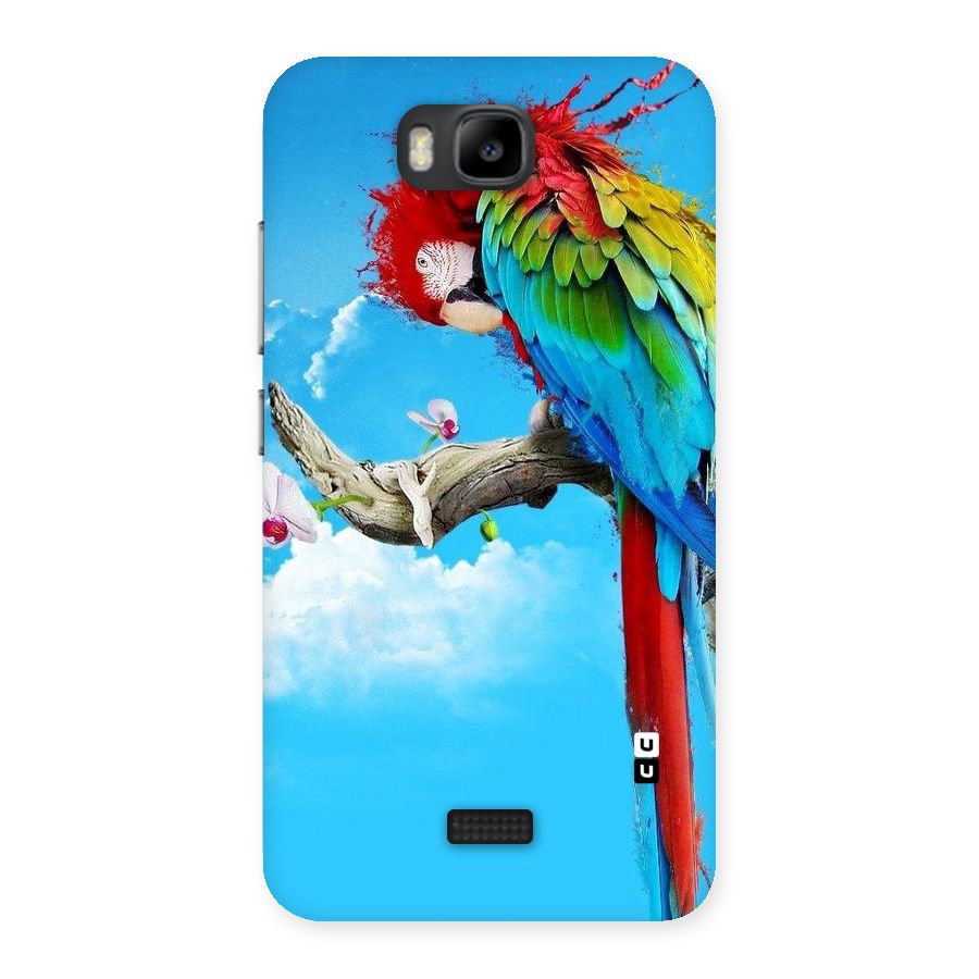 Sky Parrot Back Case for Honor Bee