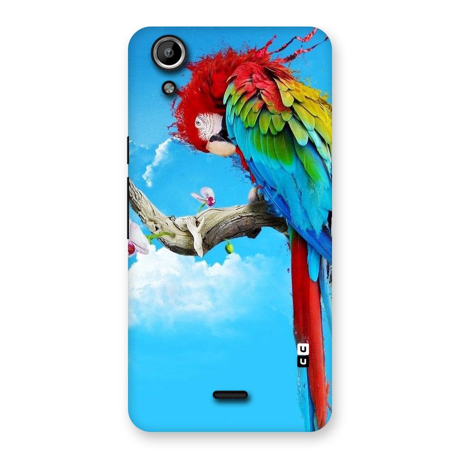 Sky Parrot Back Case for Micromax Canvas Selfie Lens Q345