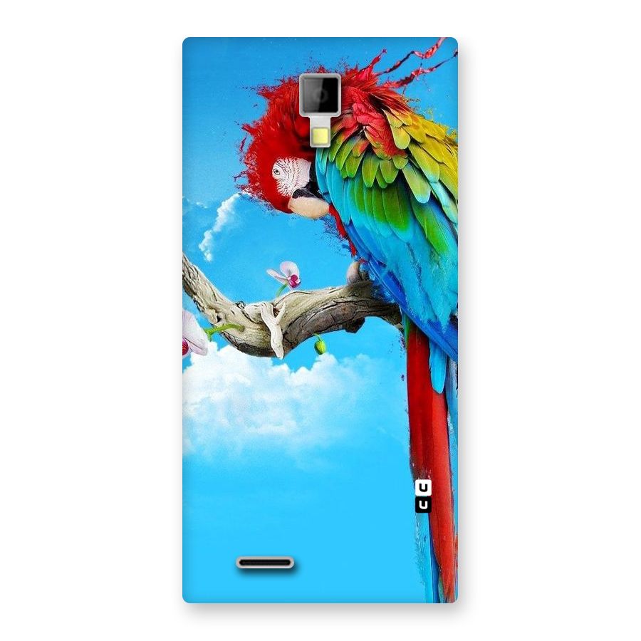 Sky Parrot Back Case for Micromax Canvas Xpress A99