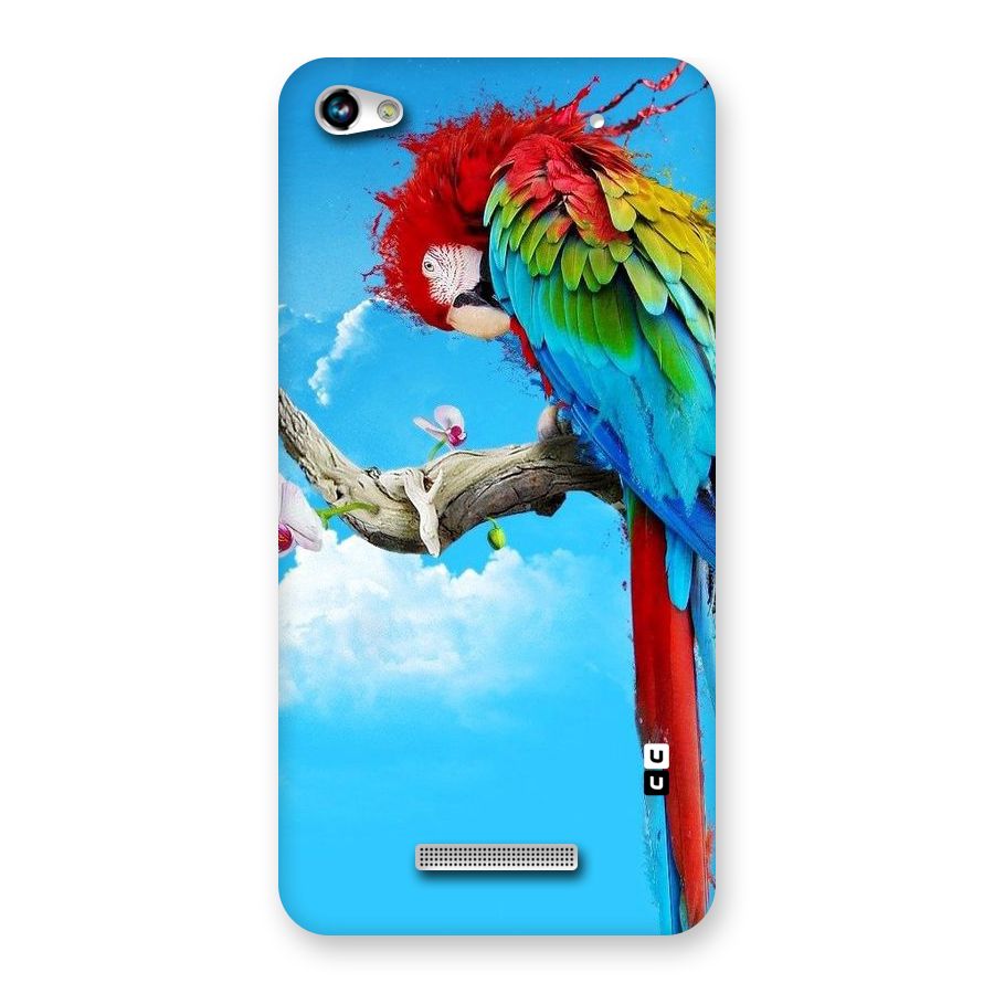 Sky Parrot Back Case for Micromax Hue 2