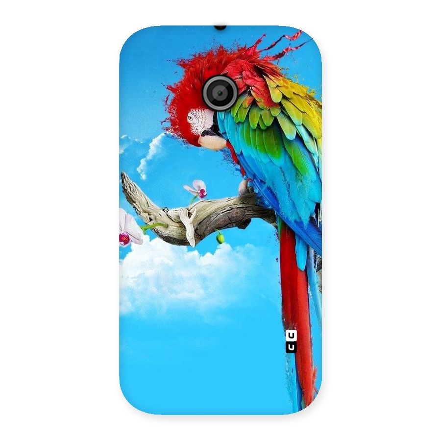Sky Parrot Back Case for Moto E