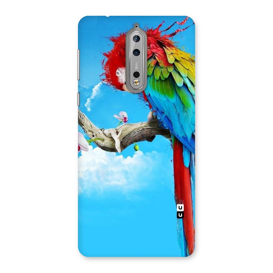 Sky Parrot Back Case for Nokia 8