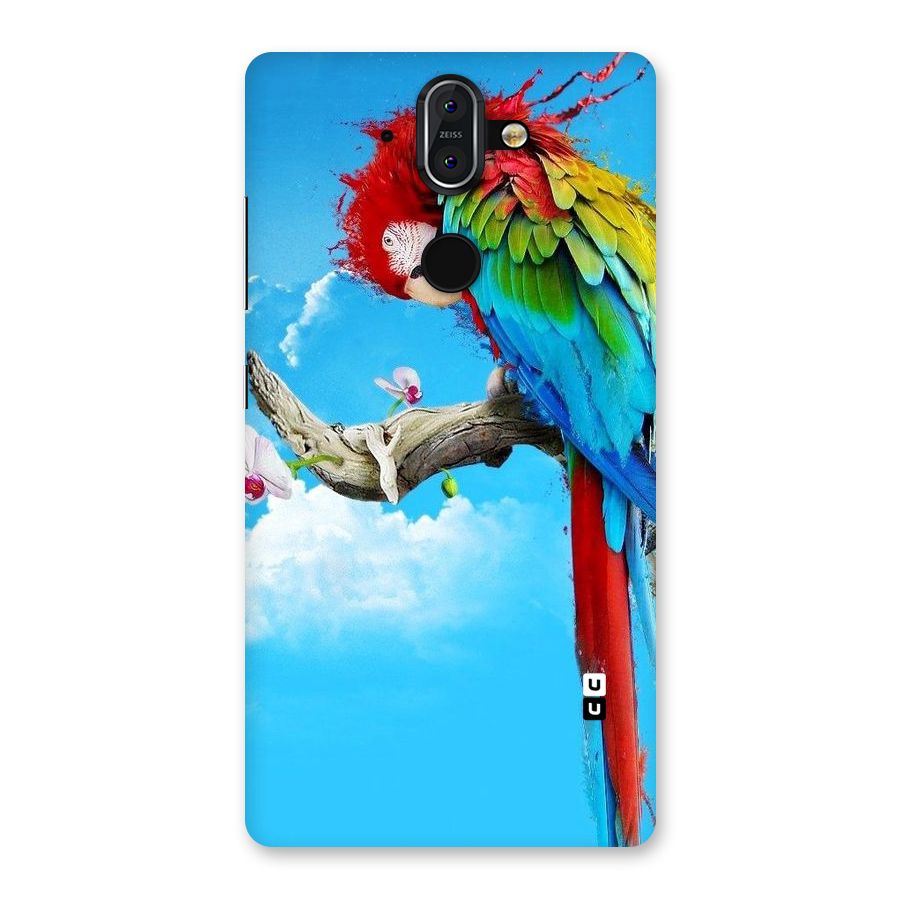 Sky Parrot Back Case for Nokia 8 Sirocco