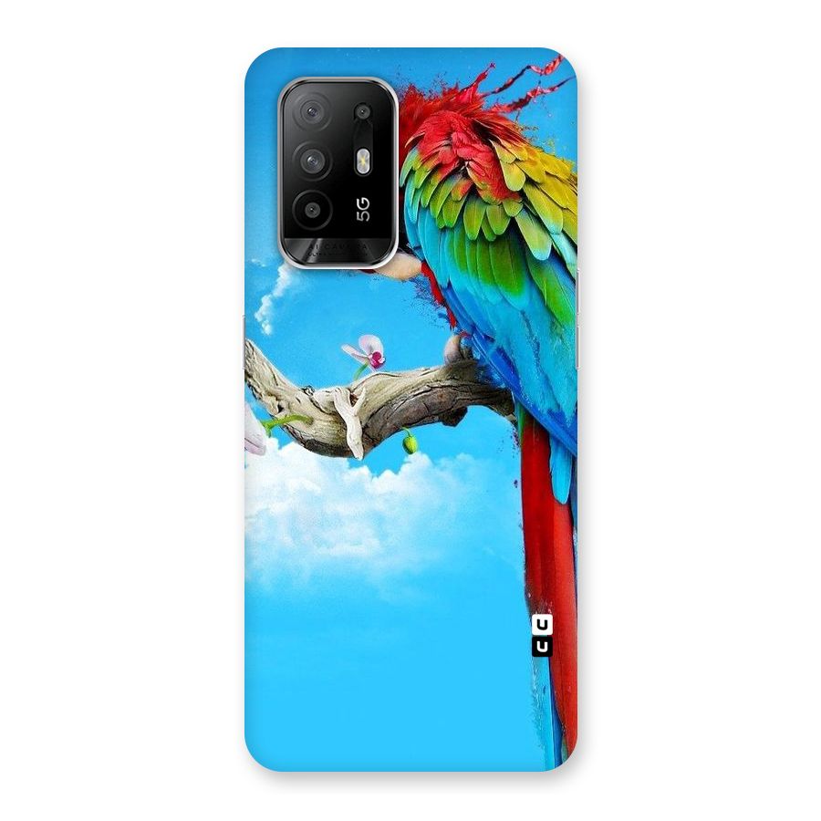 Sky Parrot Back Case for Oppo F19 Pro Plus 5G