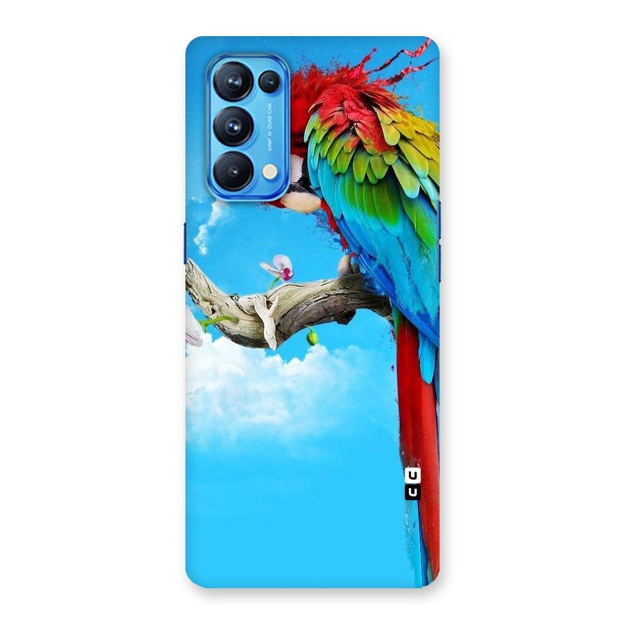 Sky Parrot Back Case for Oppo Reno5 Pro 5G