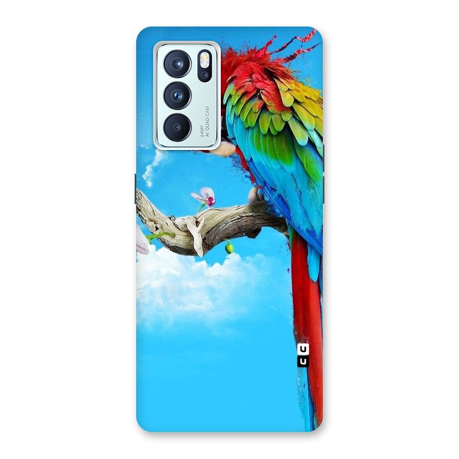 Sky Parrot Back Case for Oppo Reno6 Pro 5G