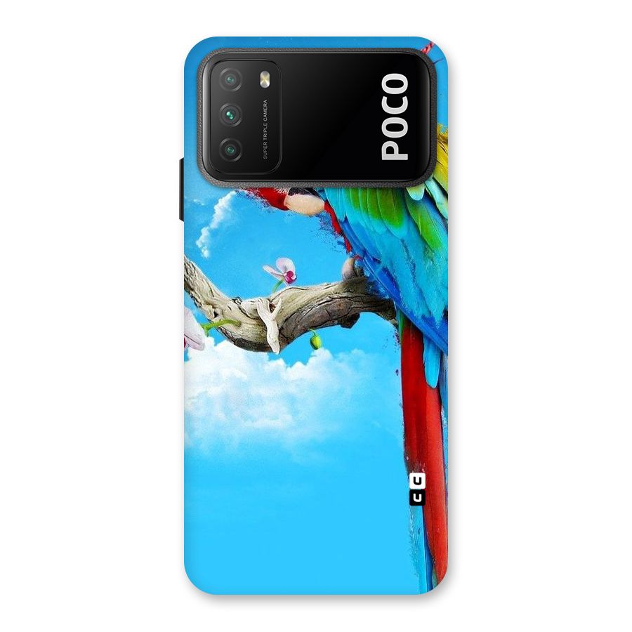 Sky Parrot Back Case for Poco M3