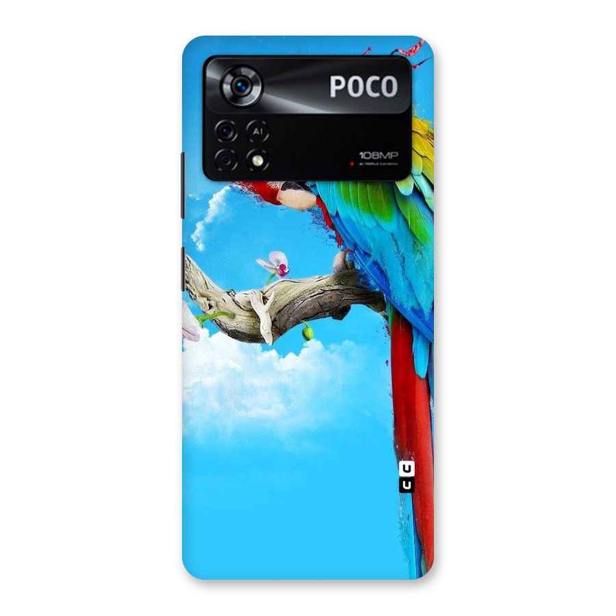 Sky Parrot Back Case for Poco X4 Pro 5G