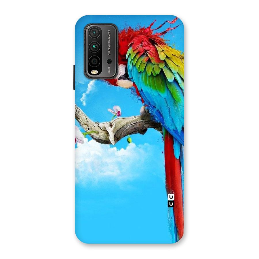 Sky Parrot Back Case for Redmi 9 Power