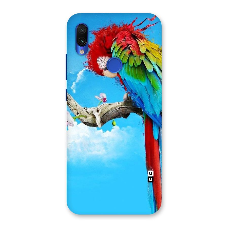Sky Parrot Back Case for Redmi Note 7S