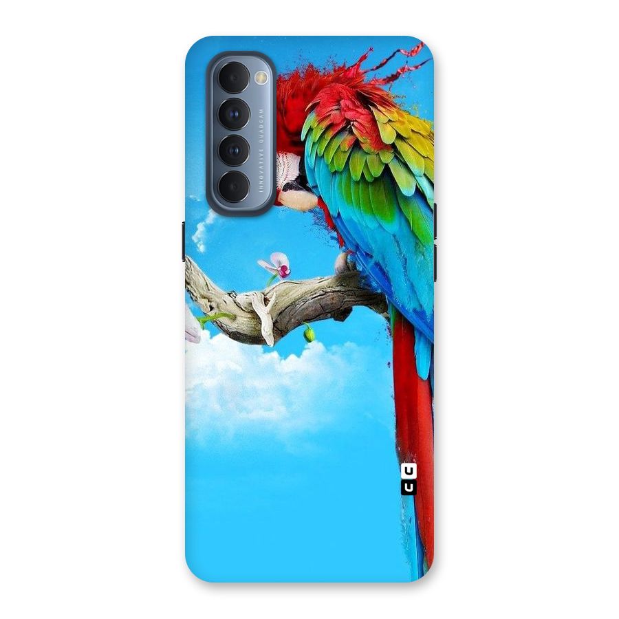 Sky Parrot Back Case for Reno4 Pro