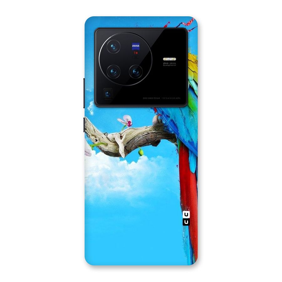 Sky Parrot Back Case for Vivo X80 Pro