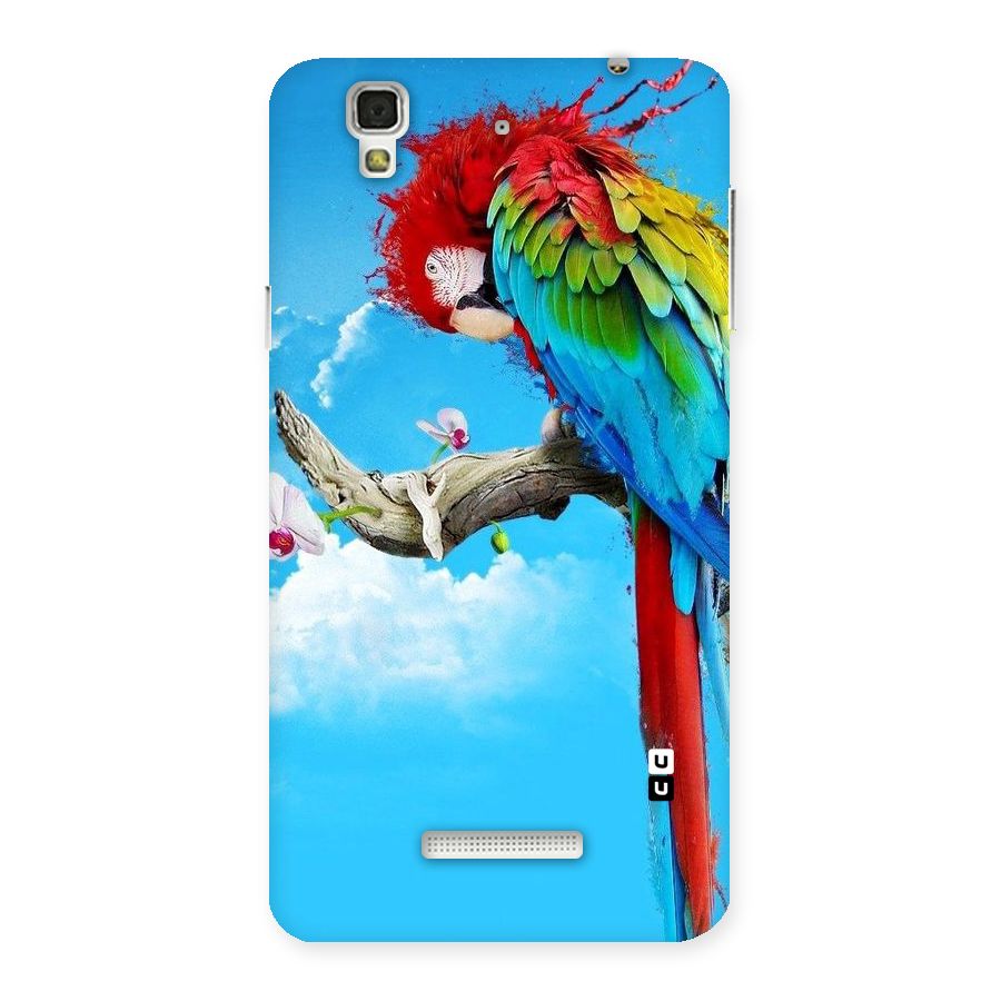 Sky Parrot Back Case for YU Yureka Plus