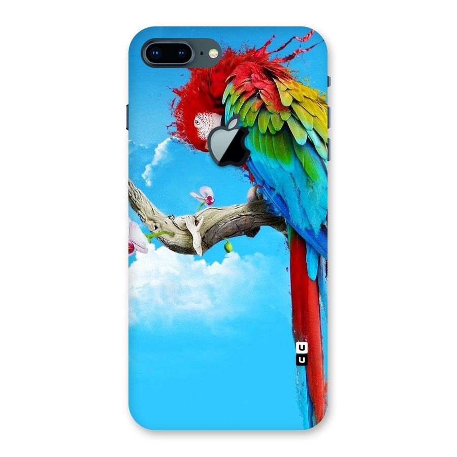 Sky Parrot Back Case for iPhone 7 Plus Apple Cut