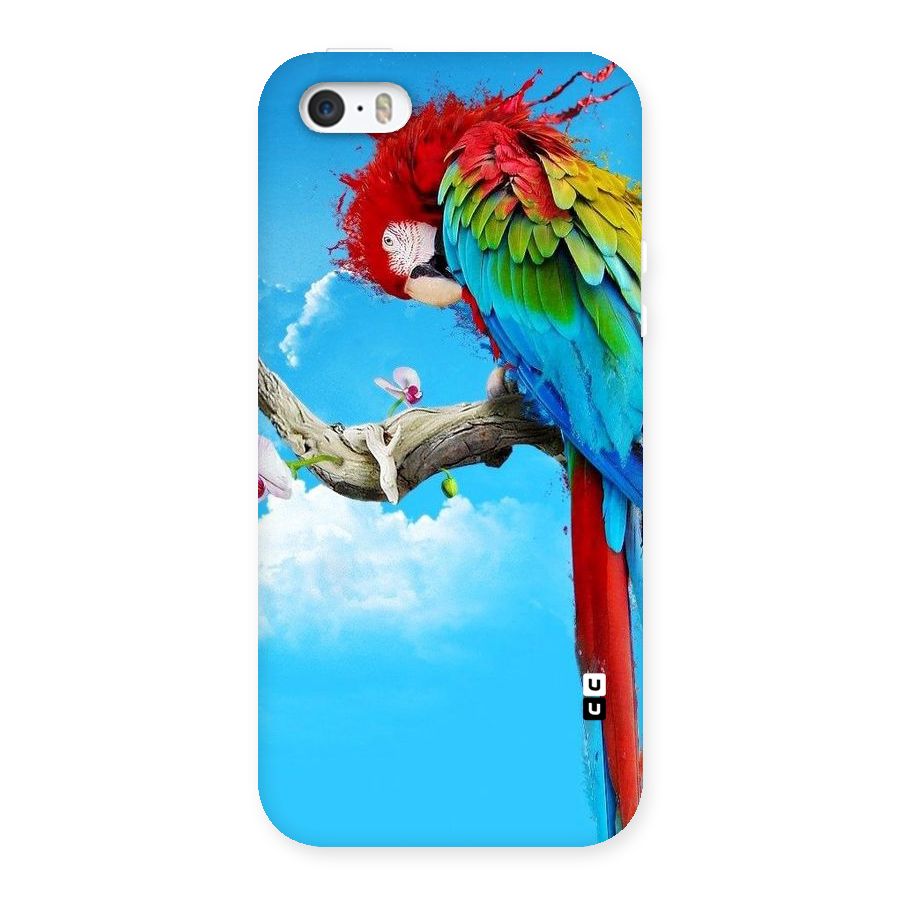 Sky Parrot Back Case for iPhone SE
