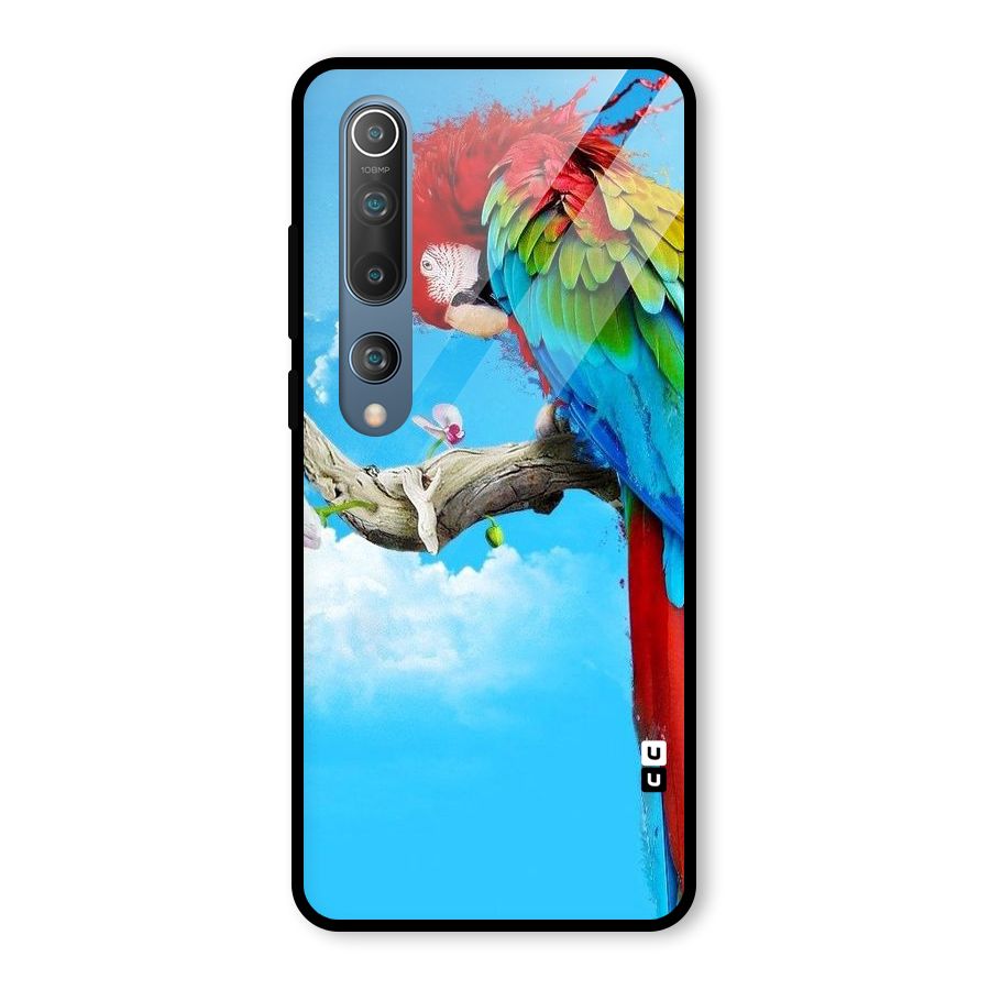 Sky Parrot Glass Back Case for Mi 10