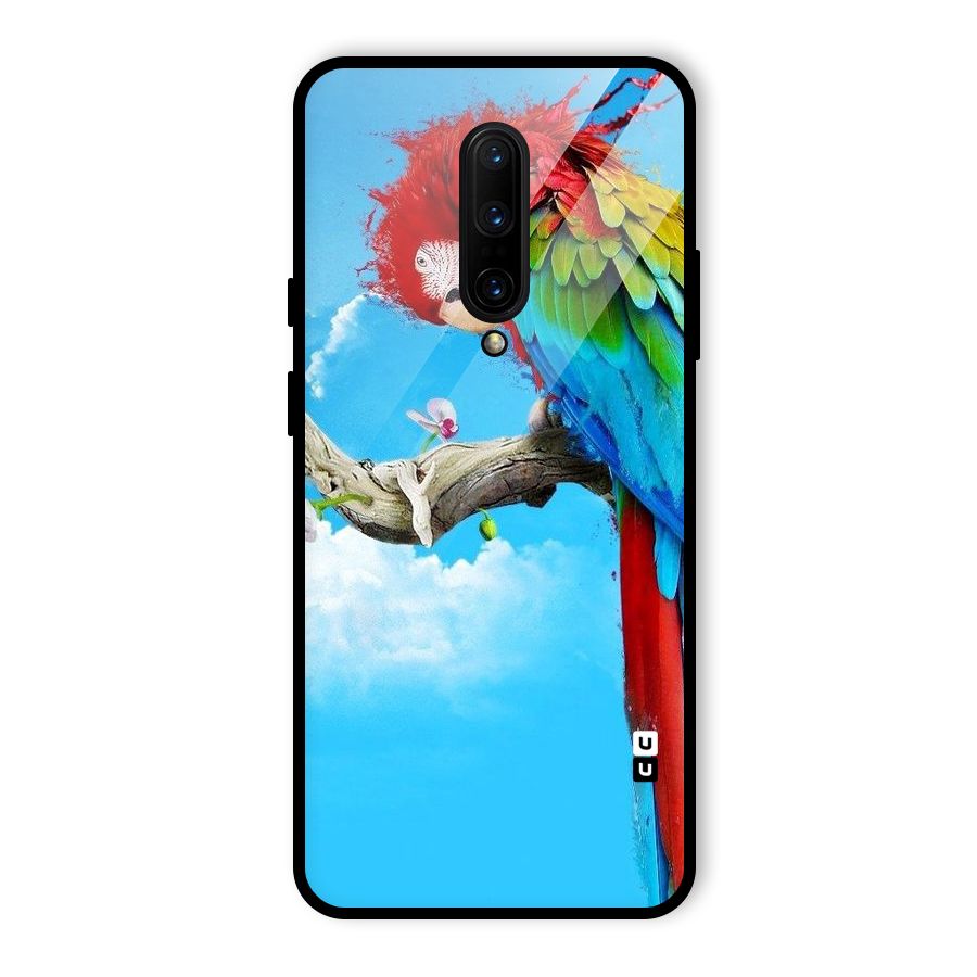 Sky Parrot Glass Back Case for OnePlus 7 Pro