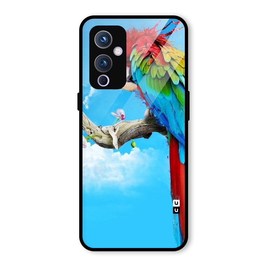 Sky Parrot Glass Back Case for OnePlus 9