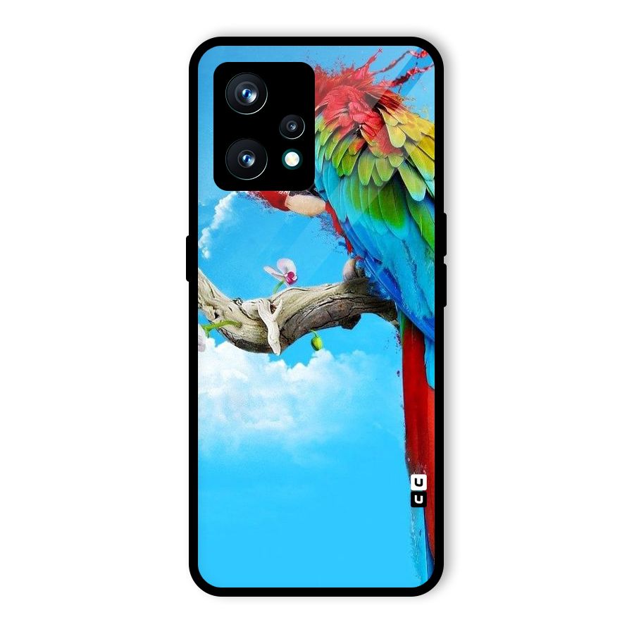 Sky Parrot Glass Back Case for Realme 9 Pro Plus 5G