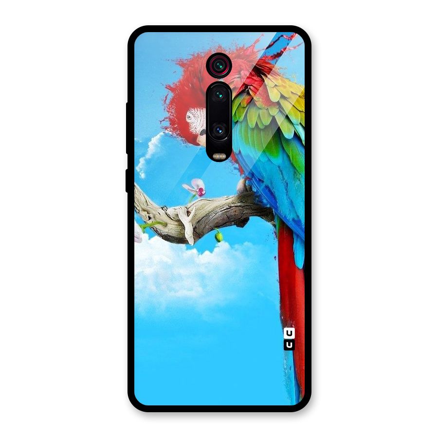 Sky Parrot Glass Back Case for Redmi K20