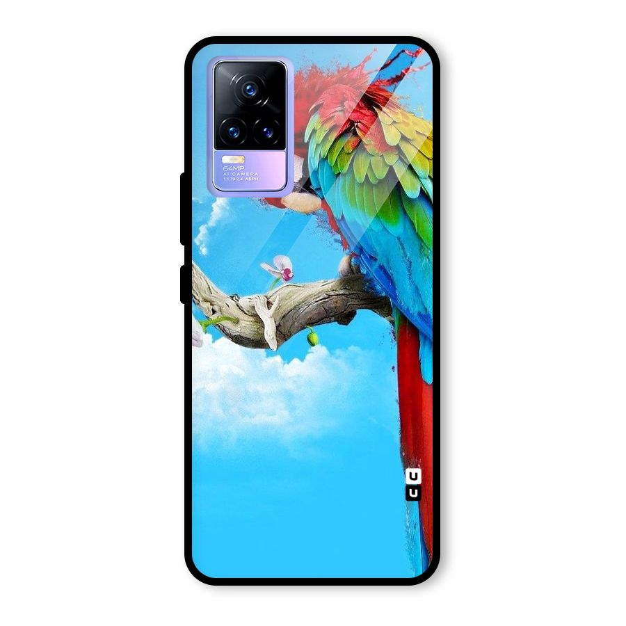 Sky Parrot Glass Back Case for Vivo Y73