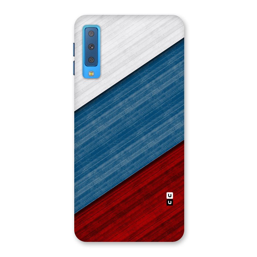 Slant Beautiful Stripe Back Case for Galaxy A7 (2018)