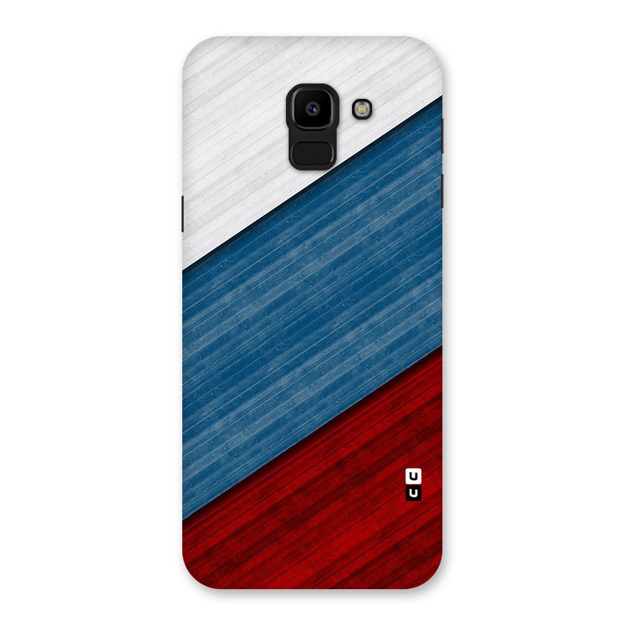 Slant Beautiful Stripe Back Case for Galaxy J6