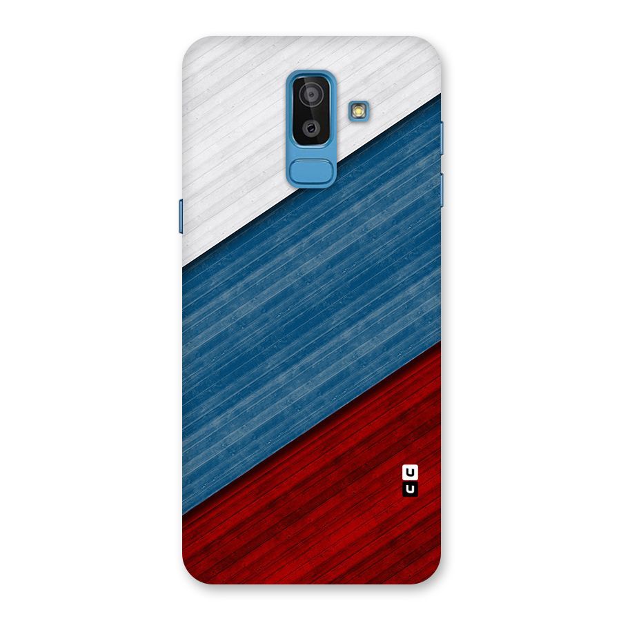 Slant Beautiful Stripe Back Case for Galaxy J8