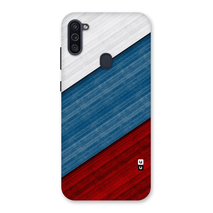Slant Beautiful Stripe Back Case for Galaxy M11