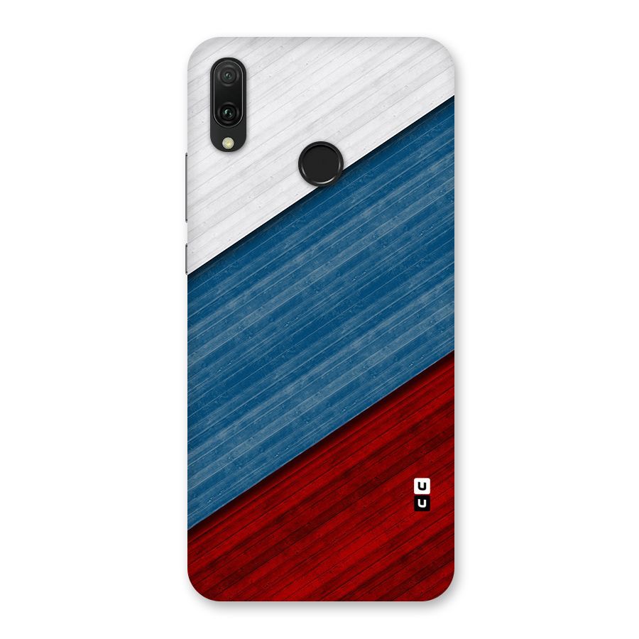 Slant Beautiful Stripe Back Case for Huawei Y9 (2019)