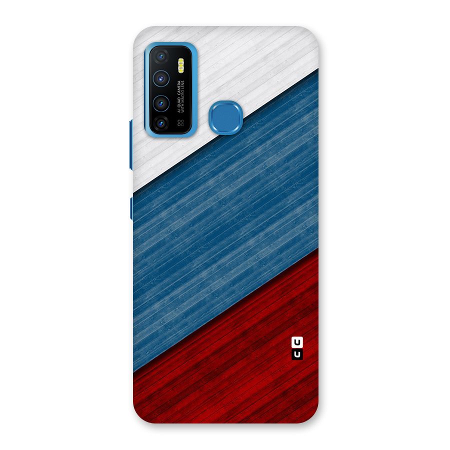 Slant Beautiful Stripe Back Case for Infinix Hot 9