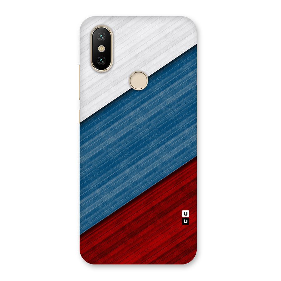 Slant Beautiful Stripe Back Case for Mi A2