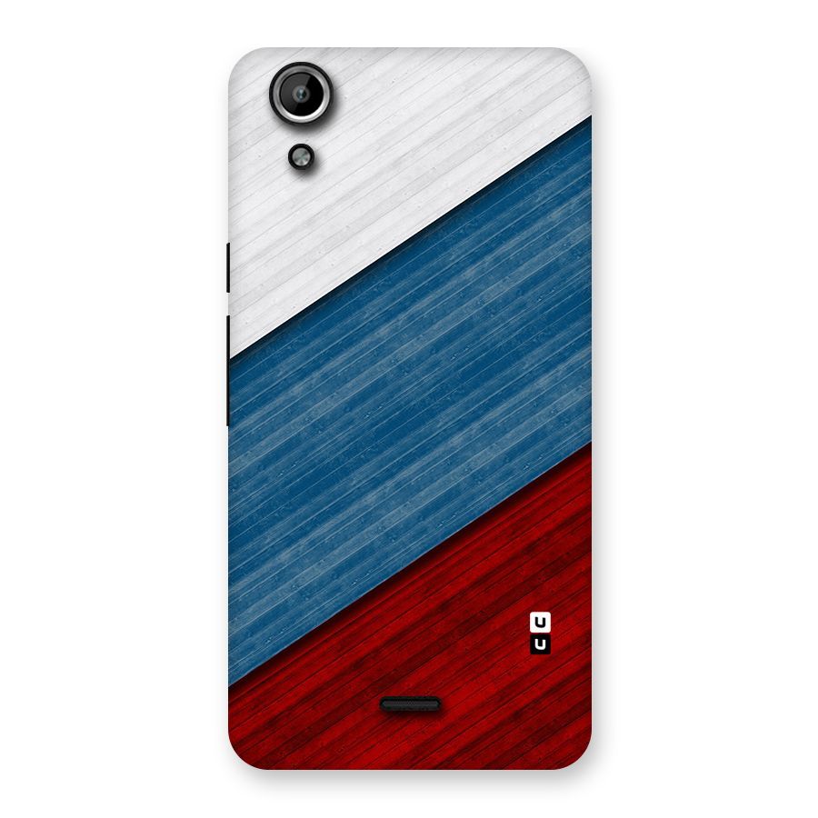 Slant Beautiful Stripe Back Case for Micromax Canvas Selfie Lens Q345