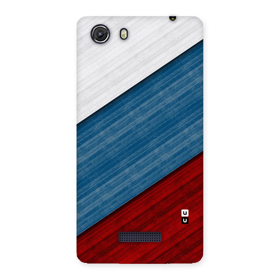Slant Beautiful Stripe Back Case for Micromax Unite 3