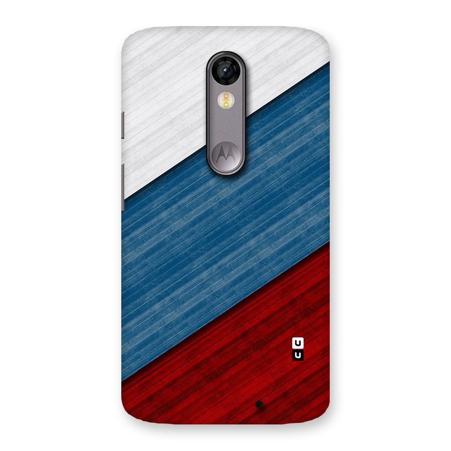 Slant Beautiful Stripe Back Case for Moto X Force