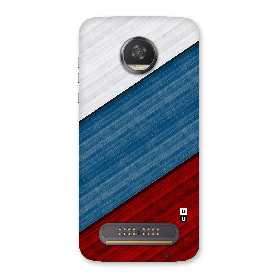Slant Beautiful Stripe Back Case for Moto Z2 Play