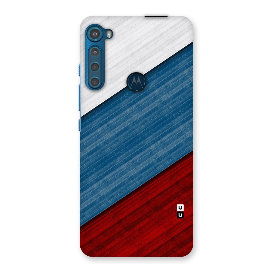 Slant Beautiful Stripe Back Case for Motorola One Fusion Plus