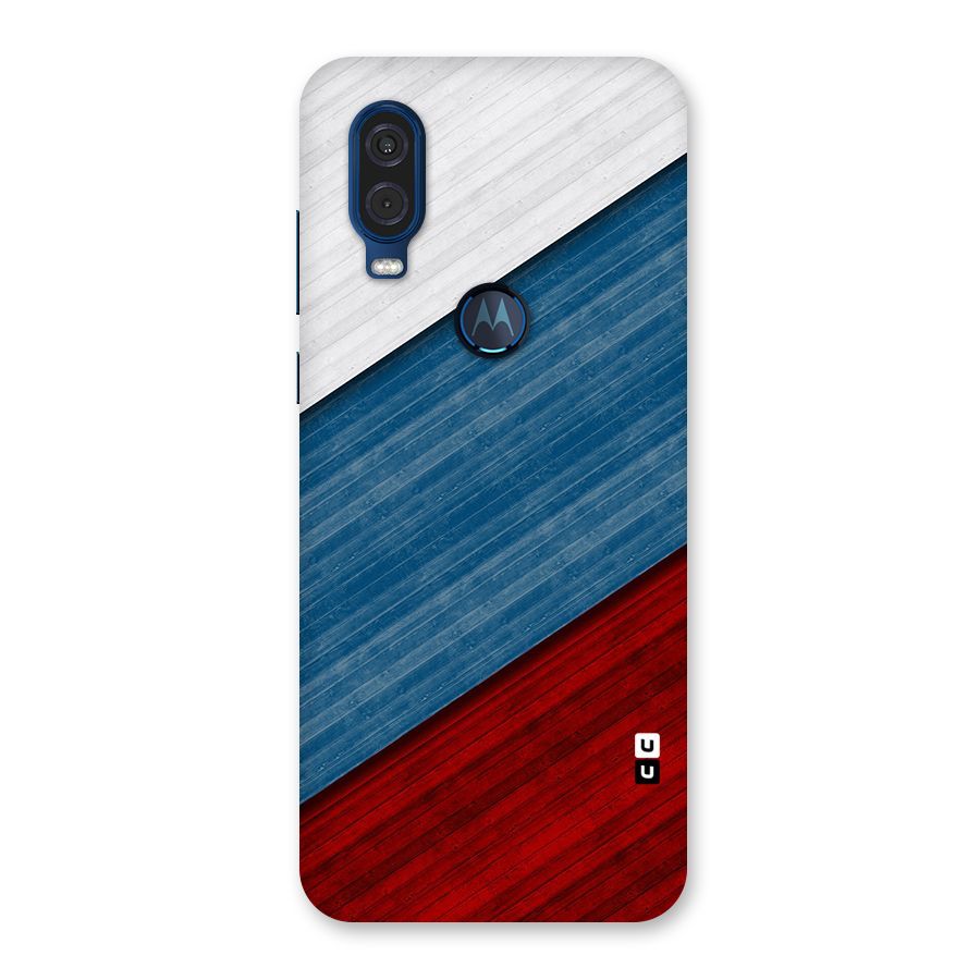 Slant Beautiful Stripe Back Case for Motorola One Vision