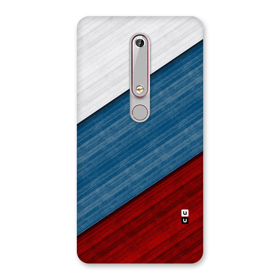 Slant Beautiful Stripe Back Case for Nokia 6.1