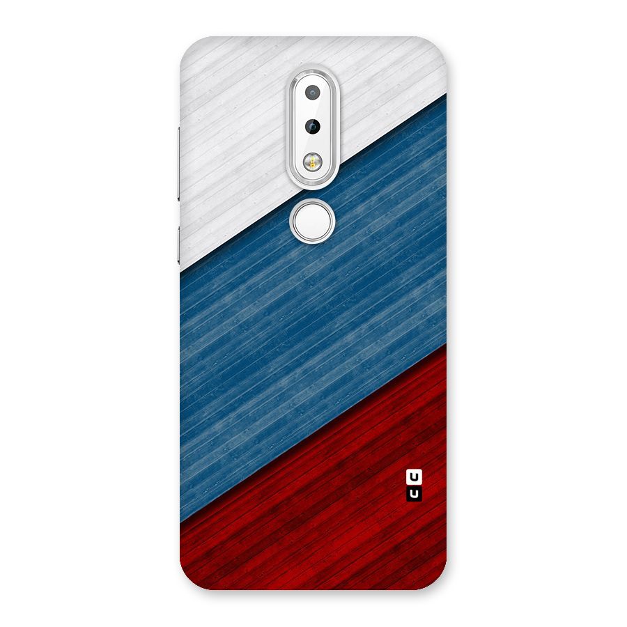 Slant Beautiful Stripe Back Case for Nokia 6.1 Plus