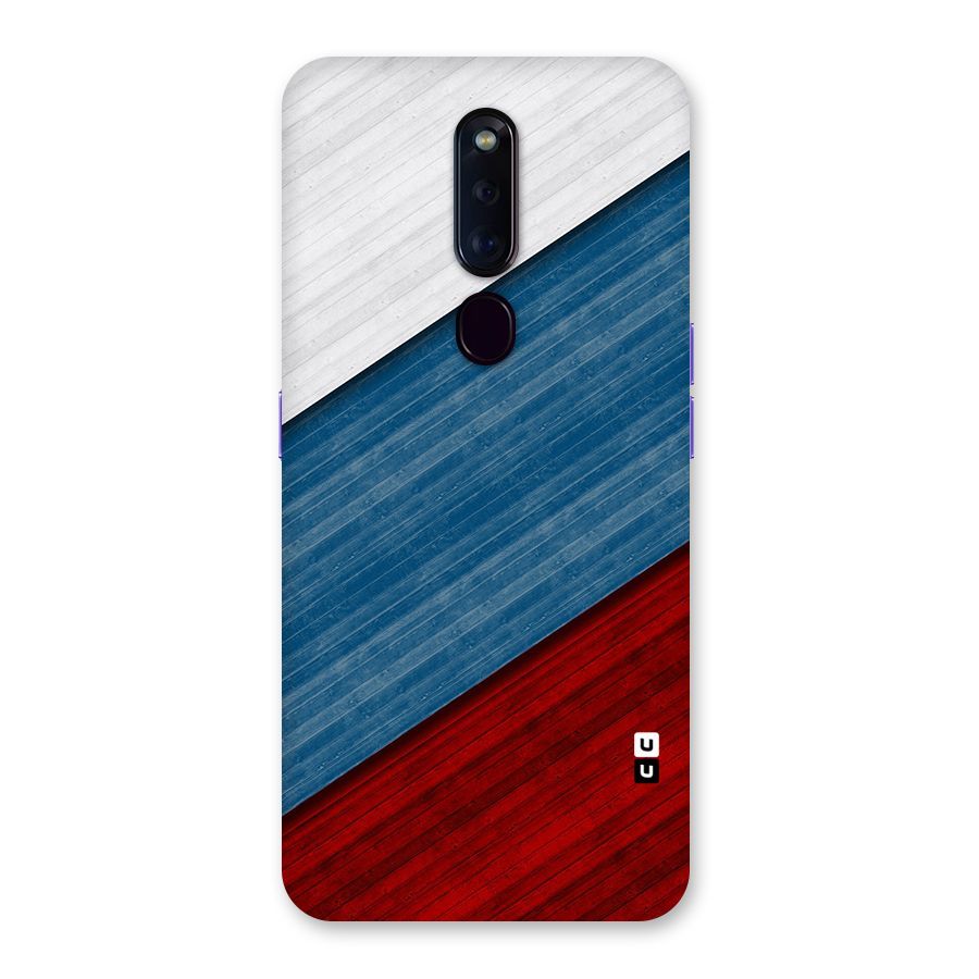 Slant Beautiful Stripe Back Case for Oppo F11 Pro