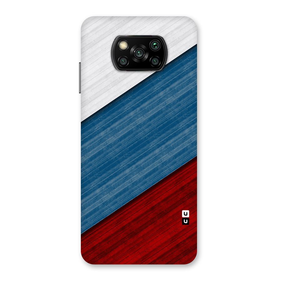 Slant Beautiful Stripe Back Case for Poco X3