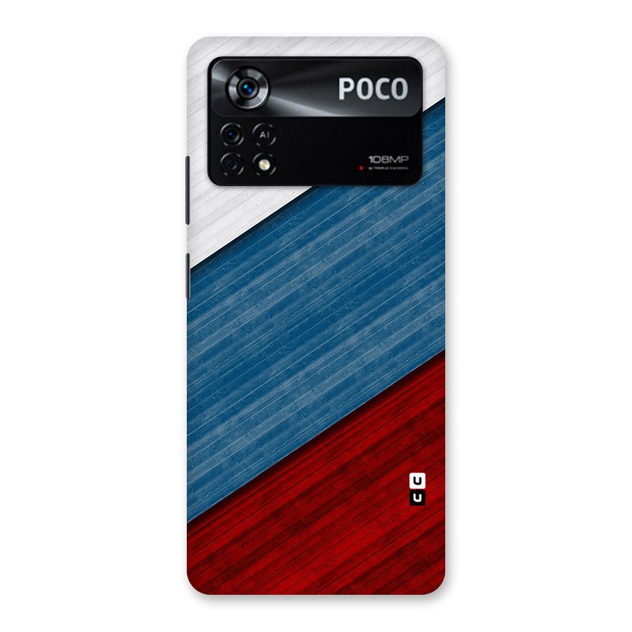 Slant Beautiful Stripe Back Case for Poco X4 Pro 5G