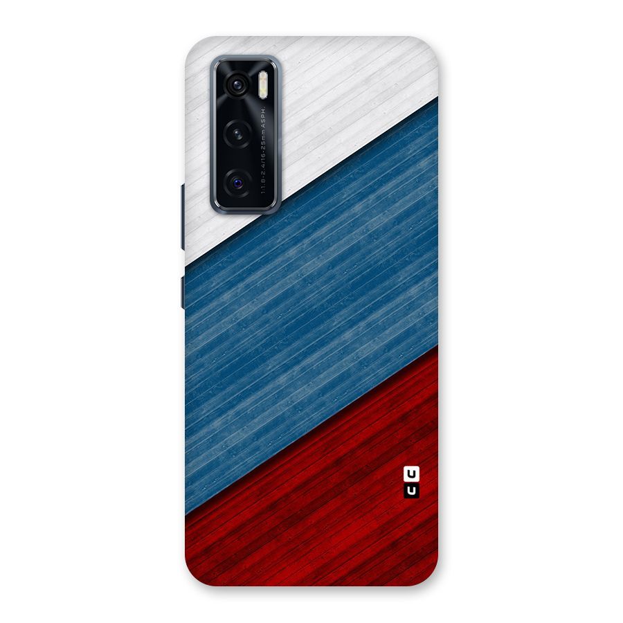 Slant Beautiful Stripe Back Case for Vivo V20 SE