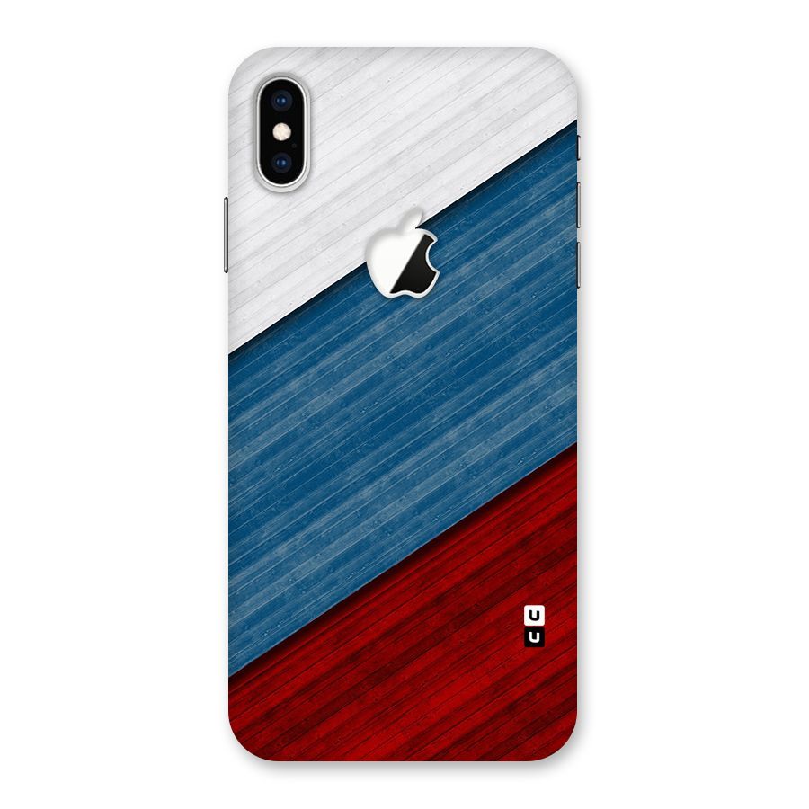 Slant Beautiful Stripe Back Case for iPhone XS Max Apple Cut